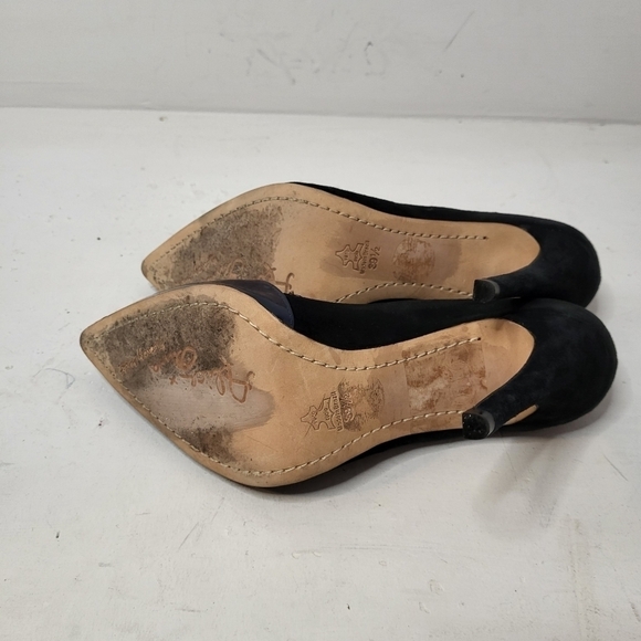 Alice & Olivia by Stacey Bendet Black & Blue Pointed Toes Pumps Size 39.5 - Picture 8 of 11